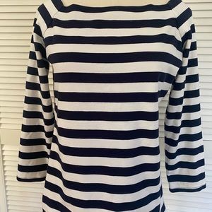 J Crew, Cotton striped boatneck shirt